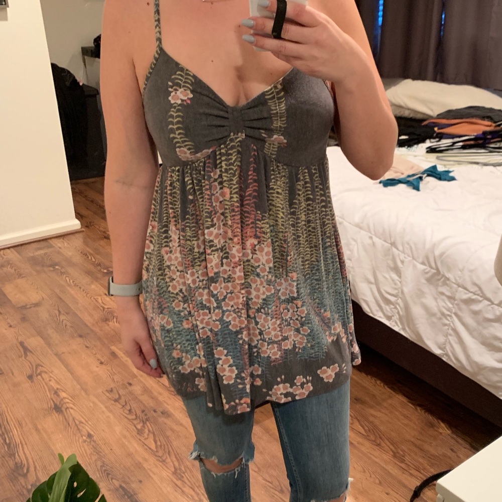 Floral tank dress